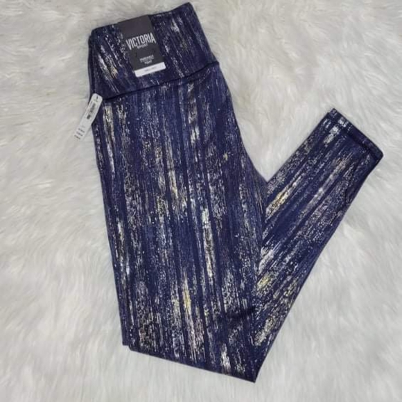 Blue Gold Metallic Knockout Tights from Victoria's Secret - Picture 1 of 5